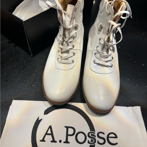 Brand NEW never used A.Prosse New York boots made in Portugal sz 12 Eu 46 - Picture 2 of 10